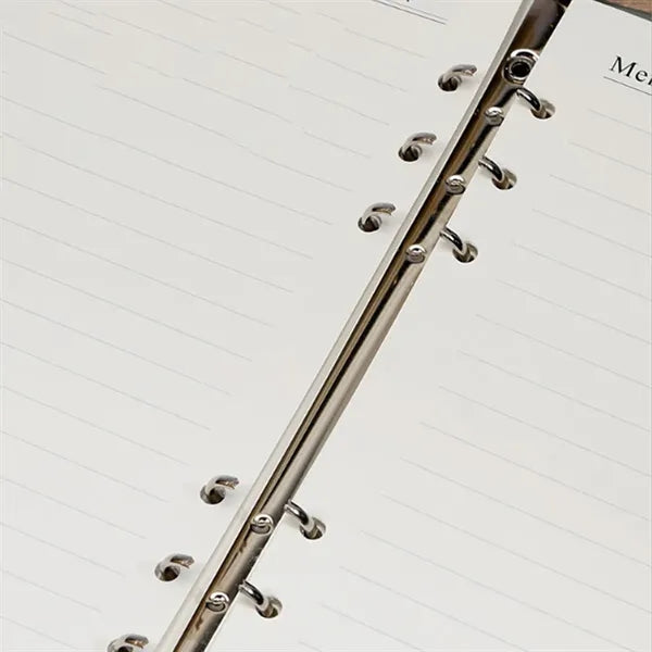 A5 Refillable 6-ring Binder Pad Folios Notebooks w/ Pen