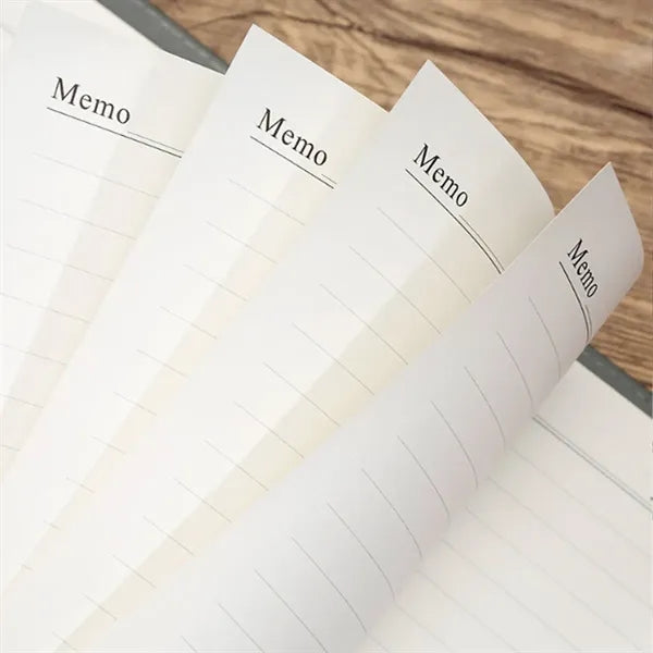 A5 Refillable 6-ring Binder Pad Folios Notebooks w/ Pen