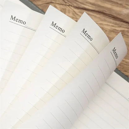 A5 Refillable 6-ring Binder Pad Folios Notebooks w/ Pen