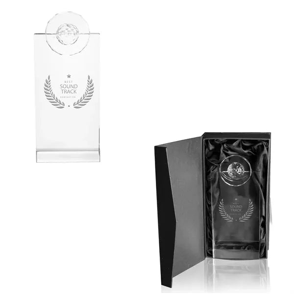 Golf Pinnacle Optical Crystal Recognition Award