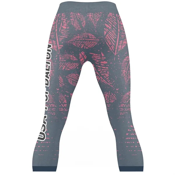 Women's Premium Quality Sublimation Yoga Capri Pants - 250G
