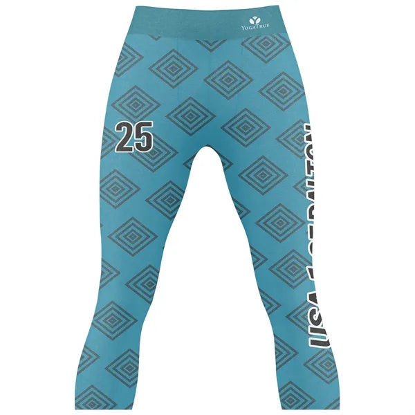 Women's Premium Quality Sublimation Yoga Capri Pants - 250G