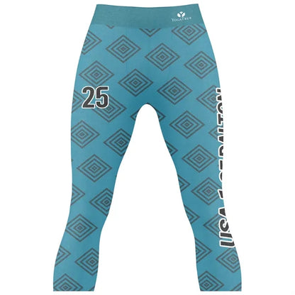 Women's Premium Quality Sublimation Yoga Capri Pants - 250G