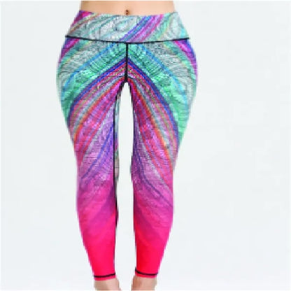 Women's Sublimation Compression Tights - 180G Poly Spandex