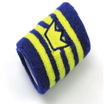 Sports Striped Wristband with Custom Embroidery