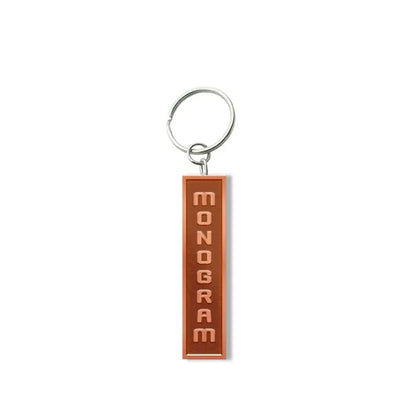 Customized Solid Iron Keychain with Antique Copper Plating