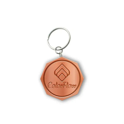 Customized Solid Iron Keychain with Antique Copper Plating