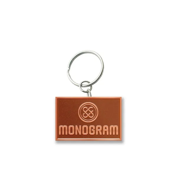 Customized Solid Iron Keychain with Antique Copper Plating