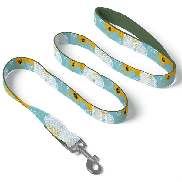 Sublimated Pet Leash with Snap Carabiner and Adjustable Loop