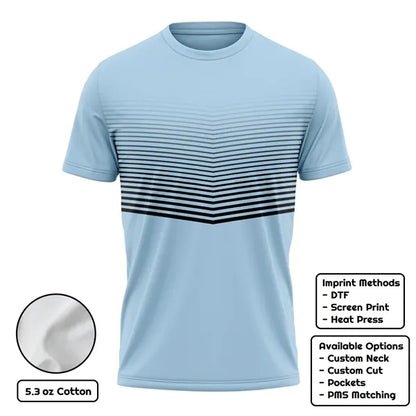 Adult and Kids' Custom 5.3 oz Cotton Short Sleeve T-Shirt -