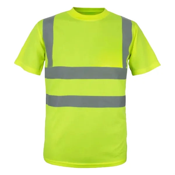 VISIPRO Short Sleeve Reflective Safety T-Shirt with Bands &