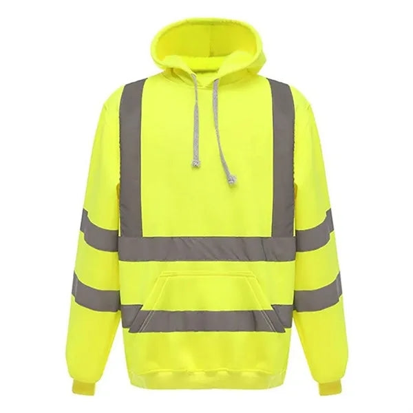 VISIPRO Reflective Safety Hoodie with Bands & Brace - 280G
