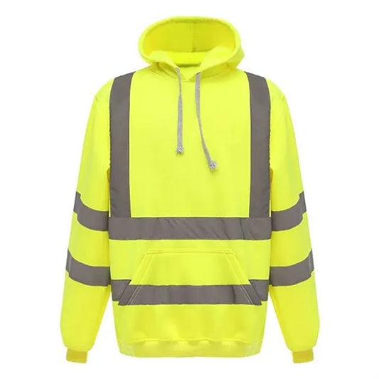 VISIPRO Reflective Safety Hoodie with Bands & Brace - 280G