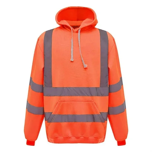 VISIPRO Reflective Safety Hoodie with Bands & Brace - 280G