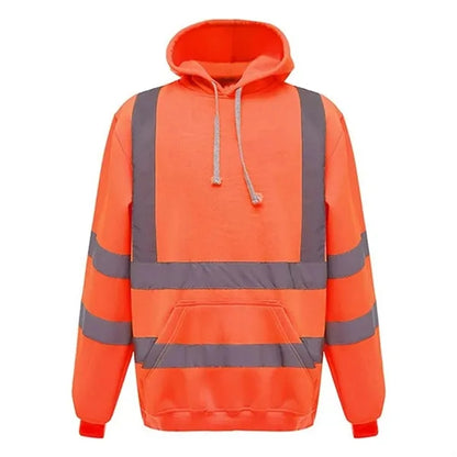 VISIPRO Reflective Safety Hoodie with Bands & Brace - 280G