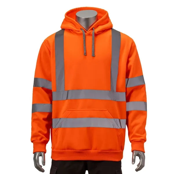VISIPRO Reflective Safety Hoodie with Bands & Brace - 280G