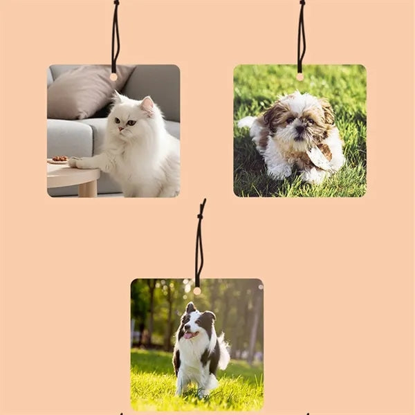 Custom Car Air Freshener Hanging Scent Card For Closet