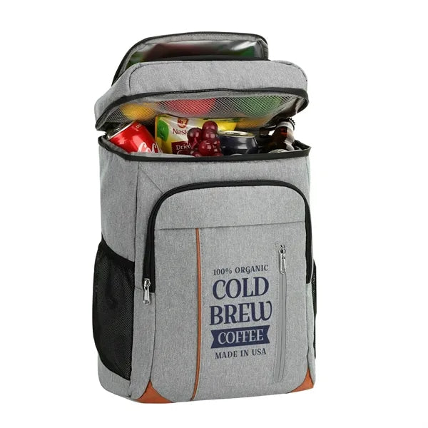 Dual Compartment 28 Can Insulated Cooler Backpack
