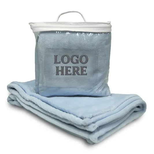 Embroided Luxury Baby Blanket Mink Touch