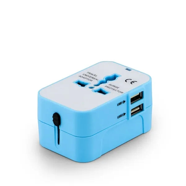 Dual Usb Global Travel Power Adapter
