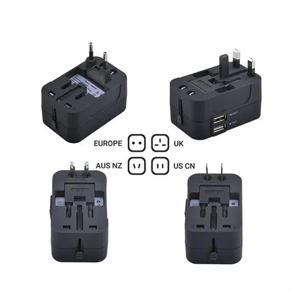 Dual Usb Global Travel Power Adapter