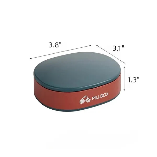 Compact Travel Pill Organizer