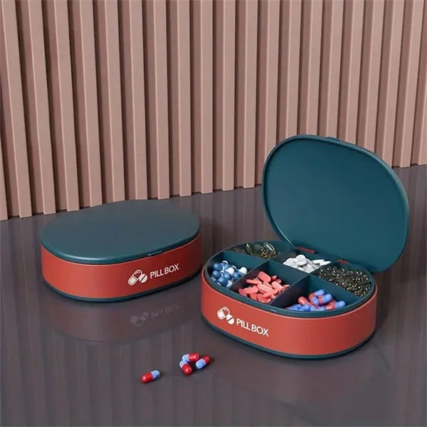 Compact Travel Pill Organizer