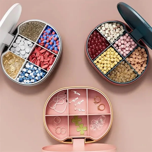 Compact Travel Pill Organizer