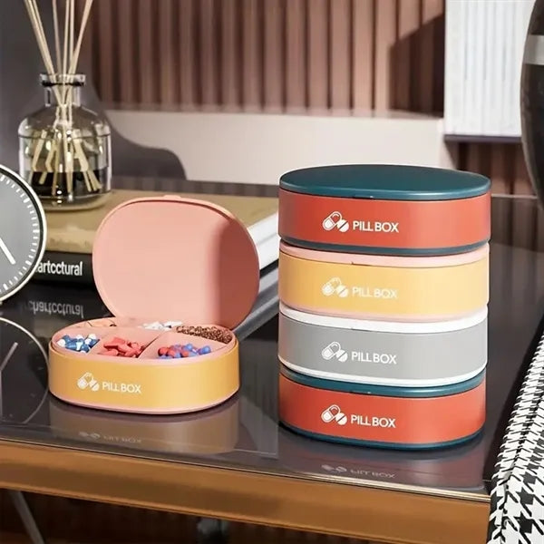 Compact Travel Pill Organizer