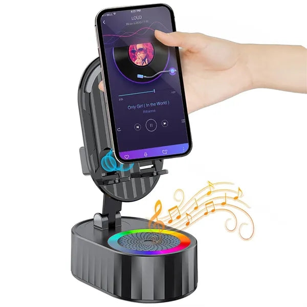 Wireless Bluetooth Speaker With Phone Stand