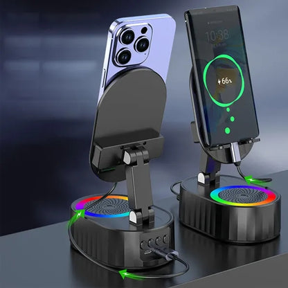 Wireless Bluetooth Speaker With Phone Stand