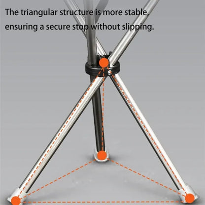 Foldable Cane Seat With Backrest Portable