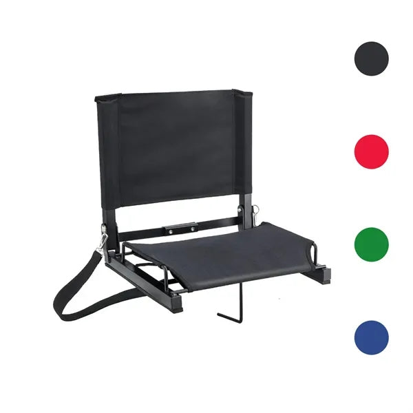 Portable Stadium Seat With Backrest Foldable
