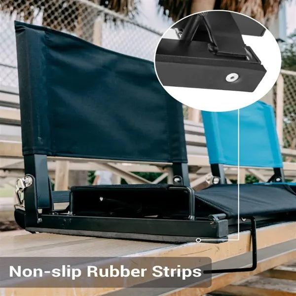 Portable Stadium Seat With Backrest Foldable