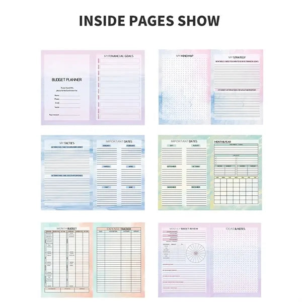 Budget Planner With Expense Tracker Notebook