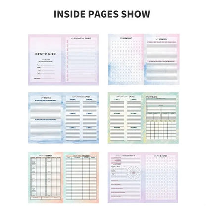Budget Planner With Expense Tracker Notebook