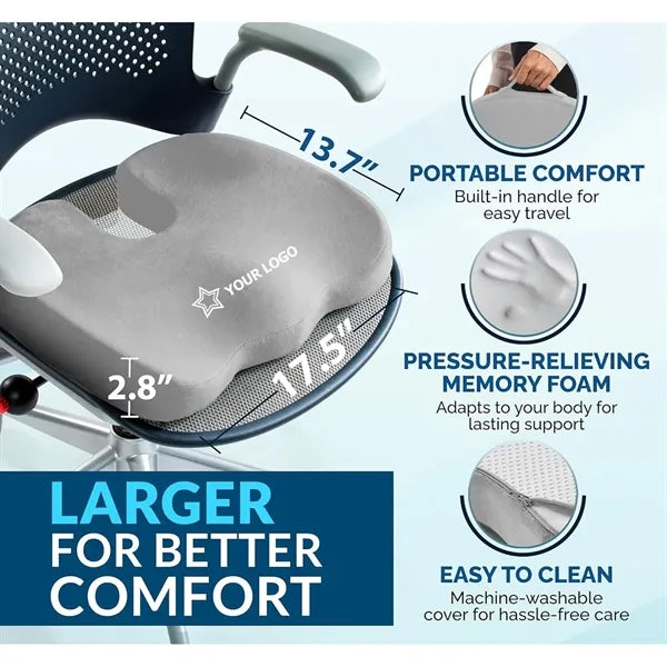 Cooling Gel Memory Foam Chair Seat Cushion