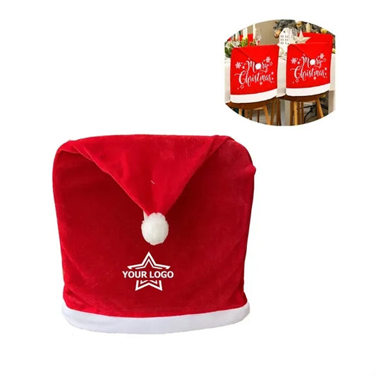 Christmas Chair Back Covers Red Hat Slipcovers
