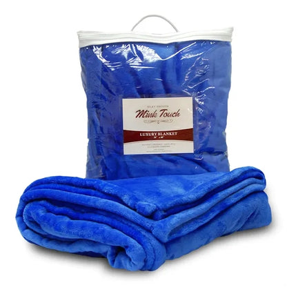Custom Embraided Mink Touch Luxury Blanket ( 50"W X 60"H )