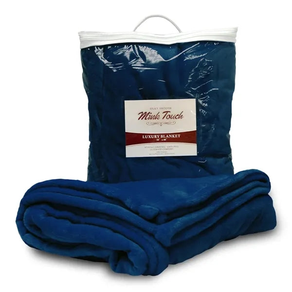 Custom Embraided Mink Touch Luxury Blanket ( 50"W X 60"H )