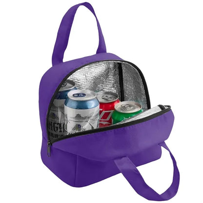 Non-woven Two Handle Lunch Bag w/ Zipper closure