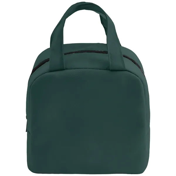 Non-woven Two Handle Lunch Bag w/ Zipper closure