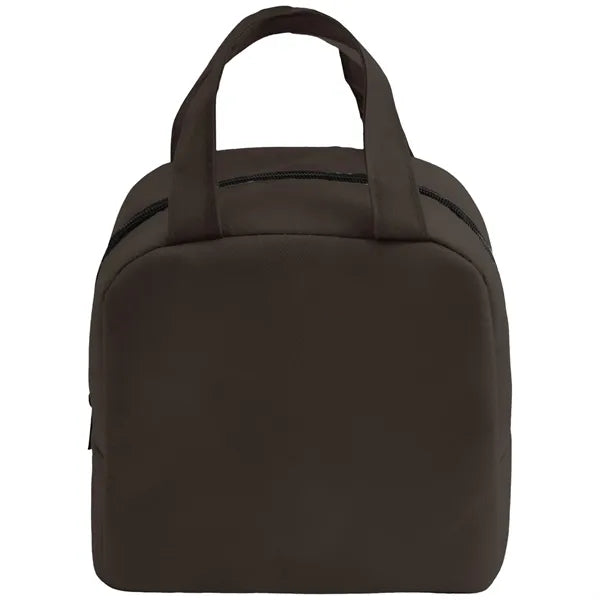 Non-woven Two Handle Lunch Bag w/ Zipper closure