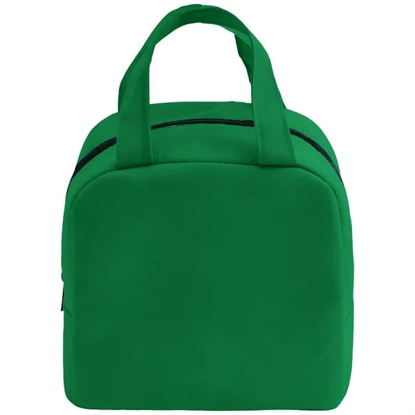 Non-woven Two Handle Lunch Bag w/ Zipper closure