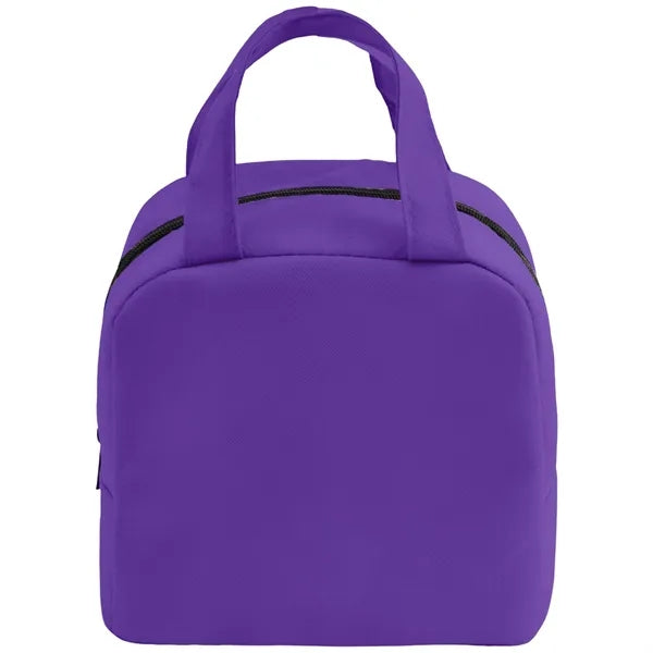 Non-woven Two Handle Lunch Bag w/ Zipper closure
