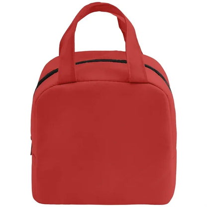 Non-woven Two Handle Lunch Bag w/ Zipper closure