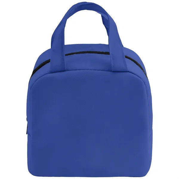 Non-woven Two Handle Lunch Bag w/ Zipper closure