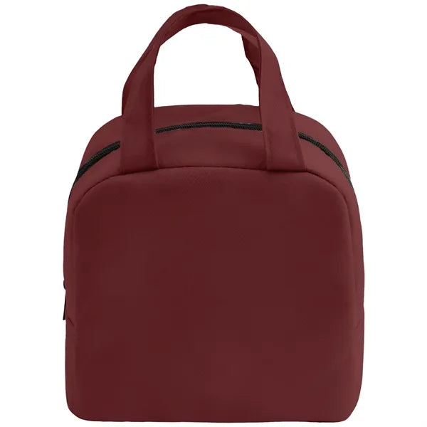 Non-woven Two Handle Lunch Bag w/ Zipper closure