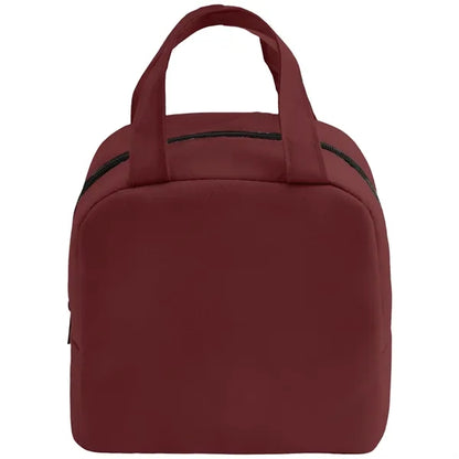 Non-woven Two Handle Lunch Bag w/ Zipper closure