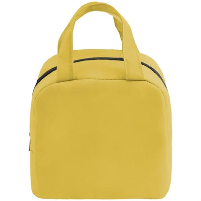 Non-woven Two Handle Lunch Bag w/ Zipper closure